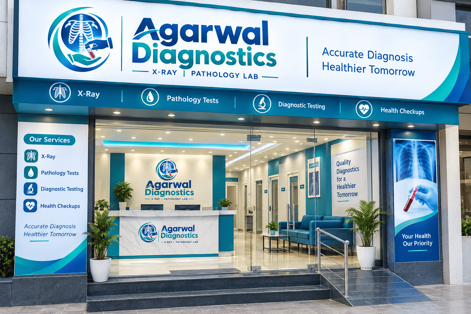 Medical specialists reviewing patient cases