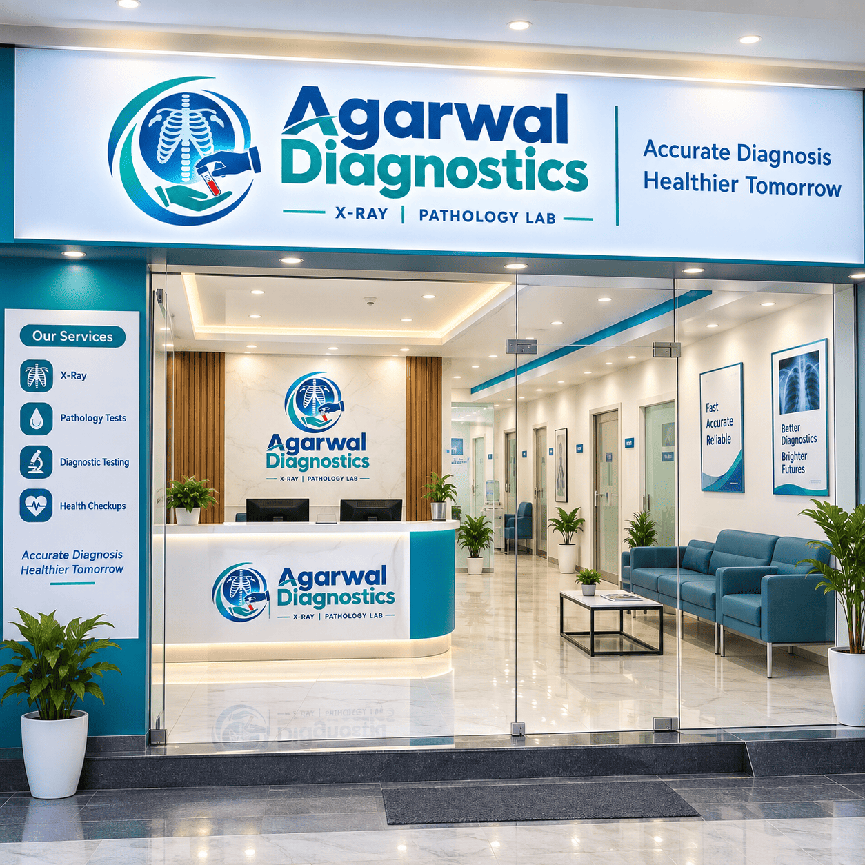 Diagnostic specialists reviewing medical scans